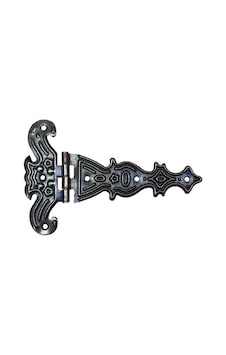 Dekoratif, Sac Tek Kuyruklu Menteşe - 69x102 Mm, Büyük, Eskitme, 1 Adet Çok Renkli Dekoratif, Sac Tek Kuyruklu Menteşe - 69x102 Mm, Büyük, Eskitme, 1 Adet Çok Renkli