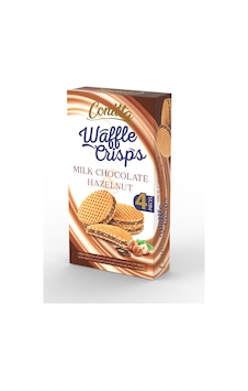 Conitta Waffle Crisps Fındık Kremalı Ve Sütlü Çikolatalı Çıtır Gofret 100 Gr. 1 Paket Conitta Waffle Crisps Fındık Kremalı Ve Sütlü Çikolatalı Çıtır Gofret 100 Gr. 1 Paket