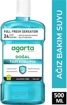 Ağız Bakım Suyu Tam Koruma Alkolsüz 500 Ml Ağız Bakım Suyu Tam Koruma Alkolsüz 500 Ml
