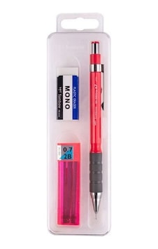 Tombow Sh-300 Grip 0,7 Mm Turuncu Uç Silgi Kalem 3pc Seti Tombow Sh-300 Grip 0,7 Mm Turuncu Uç Silgi Kalem 3pc Seti