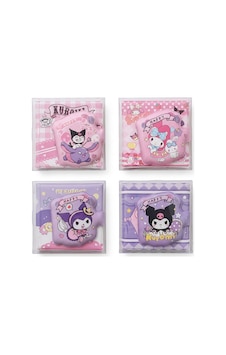 Kuromi Yumuşak Kapaklı Mini Not Defteri Pembe - Mor Kuromi Yumuşak Kapaklı Mini Not Defteri Pembe - Mor