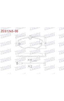 Fren Balatası Zegen Zeg124500 Sprinter 2006-2014 Crafter 2006-2018 Vito W639 2011-2014 Oem 9064210400 Fren Balatası Zegen Zeg124500 Sprinter 2006-2014 Crafter 2006-2018 Vito W639 2011-2014 Oem 9064210400