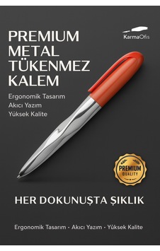 Premium Mercan Metal Tükenmez Kalem Ergonomik Tasarım, Akıcı Yazım, Şık Ve Dayanıklı Diğer Premium Mercan Metal Tükenmez Kalem Ergonomik Tasarım, Akıcı Yazım, Şık Ve Dayanıklı Diğer