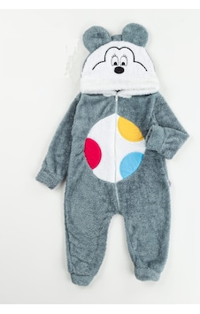 Mj Kids Welsoft Peluş Fermuarlı Ayıcık Tulum Füme Mj Kids Welsoft Peluş Fermuarlı Ayıcık Tulum Füme