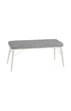 Bench Puf Metal Ayaklı Kazayağı Kumaş 40cmx95cm Bench Puf Metal Ayaklı Kazayağı Kumaş 40cmx95cm
