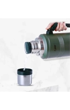 1.25 Litre Vakumlu Çelik Termos Açık Gri 1.25 Litre Vakumlu Çelik Termos Açık Gri