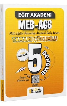 Eğit Akademi 2026 Meb-ags Tüm Dersler 5 Deneme Çözümlü