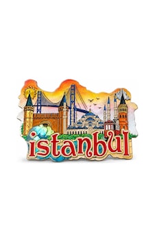 İstanbul Temalı Silikon Buzdolapı Süsü Magnet