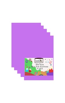 Fon Kartonu 50x70 Cm 120 Gr 5 Adet 50 70 Cm Renkli Fon Kartonu Kağıdı 120 Gr Okul Sınıf Etkinlik Kreş Okul Öncesi Mor Fon Kartonu 50x70 Cm 120 Gr 5 Adet 50 70 Cm Renkli Fon Kartonu Kağıdı 120 Gr Okul Sınıf Etkinlik Kreş Okul Öncesi Mor