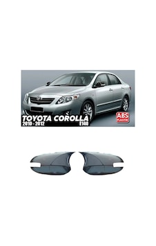 Toyota Corolla E140 2010-2012 Sinyalli Yarasa Ayna Kapak, Parlak Siyah