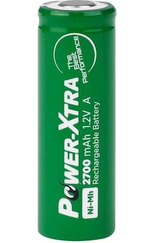 Power-xtra 1.2v 2700 Mah - A Size - Ni-mh Şarjlı Pil - Flat-başsız Power-xtra 1.2v 2700 Mah - A Size - Ni-mh Şarjlı Pil - Flat-başsız