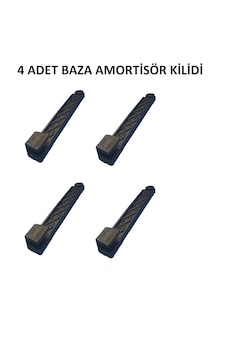 Baza Amortisör Emniyet Kilidi Plastiği Siyah 4 Adet Siyah Baza Amortisör Emniyet Kilidi Plastiği Siyah 4 Adet Siyah