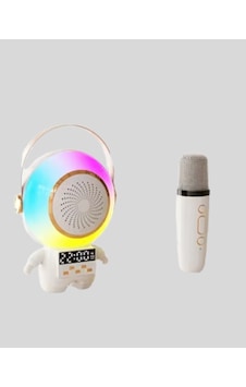 Gld-spt- Astronot Tasarımlı Bluetooth Speaker Ve Kablosuz Mikrofon Karaoke Seti Gld-spt- Astronot Tasarımlı Bluetooth Speaker Ve Kablosuz Mikrofon Karaoke Seti