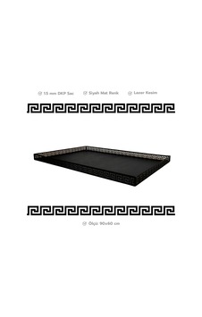 Metal Şömine & Soba Altlığı Siyah Antik Desenli Dekoratif Zemin Koruyucu 90x60 Cm - 821895768 Metal Şömine & Soba Altlığı Siyah Antik Desenli Dekoratif Zemin Koruyucu 90x60 Cm - 821895768