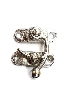 Yay Gözü, Tla, Ahşap Kutu Klipsi - Minik 20x24 Mm, Nikel, 1 Adet Yay Gözü, Tla, Ahşap Kutu Klipsi - Minik 20x24 Mm, Nikel, 1 Adet