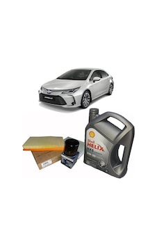 2019-2022 Benzinli Toyota Corolla Yağ Bakım Seti Shell 5w 30 3'lü Filtre Seti+motor Yağı 2019-2022 Benzinli Toyota Corolla Yağ Bakım Seti Shell 5w 30 3'lü Filtre Seti+motor Yağı