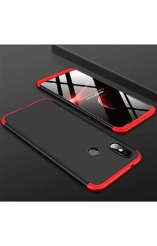 Xiaomi Redmi Note 7 Kılıf Zore Ays Kapak Siyah-Kırmızı Xiaomi Redmi Note 7 Kılıf Zore Ays Kapak Siyah-Kırmızı