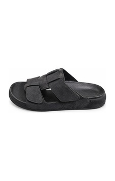 Stepmark Oslo Siyah Geçmeli Cırt Bantlı Erkek Terlik Çok Renkli Stepmark Oslo Siyah Geçmeli Cırt Bantlı Erkek Terlik Çok Renkli