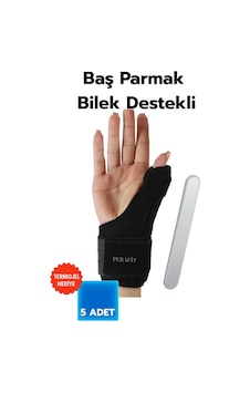 Baş Parmak Ve Bilek Destekli El Bilekliği Metal Atel De Quarvein 5 Termojelli Paket Baş Parmak Ve Bilek Destekli El Bilekliği Metal Atel De Quarvein 5 Termojelli Paket