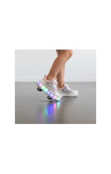 Tekiner Patenli Işıklı Tekerlekli Modern Spor Ayakkabı Pembe Tekiner Patenli Işıklı Tekerlekli Modern Spor Ayakkabı Pembe