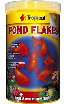 Tropical Pond Flakes Havuz Balıkları İçin Pul Yem 1 L Tropical Pond Flakes Havuz Balıkları İçin Pul Yem 1 L