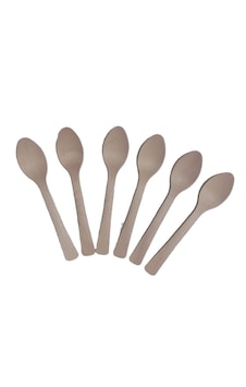 Kullan At Ahşap Tahta Kaşık 100 Adet 16 Cm