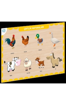 Caahs-3211 Ca Games Ahşap Çiftlik Hayvanları Bul-tak Caahs-3211 Ca Games Ahşap Çiftlik Hayvanları Bul-tak
