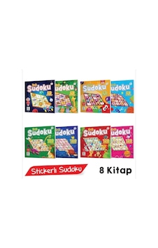 Stickerlı Sudoku Seti (8 KİTAP, 700 ADET STİCKER) Stickerlı Sudoku Seti (8 KİTAP, 700 ADET STİCKER)