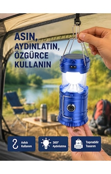 Mey İthalat Güneş Enerjili Katlanabilir Kızaklı Kamp Feneri Usb Şarjlı, Çok Yönlü Ve Dayanıklı Ta Mey İthalat Güneş Enerjili Katlanabilir Kızaklı Kamp Feneri Usb Şarjlı, Çok Yönlü Ve Dayanıklı Ta