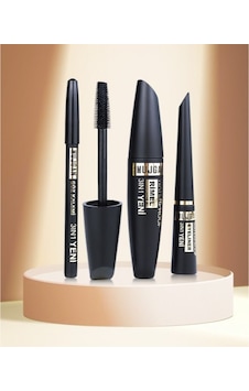 3'ü 1 Arada Göz Makyajı Seti - Eyeliner, Maskara, Kalem
