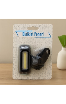 Pilli 4 Fonksiyonlu Bisiklet Feneri Renkli & Beyaz