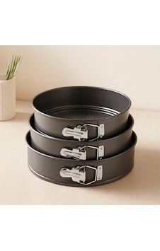 3'lü Yuvarlak Metal Kelepçeli Kek Kalıp Seti 24-26-28 Cm Çr 3'lü Yuvarlak Metal Kelepçeli Kek Kalıp Seti 24-26-28 Cm Çr