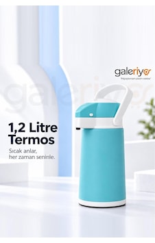 Galeriyo 1.2 Litre Su Termosu Çay Termosu Piknik Termosu Yesıl Açık Yeşil Galeriyo 1.2 Litre Su Termosu Çay Termosu Piknik Termosu Yesıl Açık Yeşil