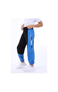 Toontoy Kids Toontoy Erkek Çocuk Baskılı Beli Paçası Lastikli Cepli Basic Jogger Eşofman Altı - Renk Bloklu & 2 İplik Saks Toontoy Kids Toontoy Erkek Çocuk Baskılı Beli Paçası Lastikli Cepli Basic Jogger Eşofman Altı - Renk Bloklu & 2 İplik Saks
