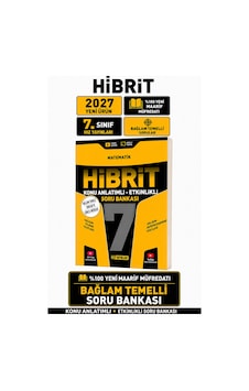 2027 7.sınıf Hibrit Matematik Konu Anlatımlı %100 Yeni Maarif Model Etkinlikli Bağlam Temelli Soru Bankası 2027 7.sınıf Hibrit Matematik Konu Anlatımlı %100 Yeni Maarif Model Etkinlikli Bağlam Temelli Soru Bankası