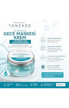 Produkt By Tanzade 3d Kapsüllü Gece Maskesi Kremi 50 Ml Hyaluronic Acid Yoğun Nemlendirici Uyku Maskesi Produkt By Tanzade 3d Kapsüllü Gece Maskesi Kremi 50 Ml Hyaluronic Acid Yoğun Nemlendirici Uyku Maskesi