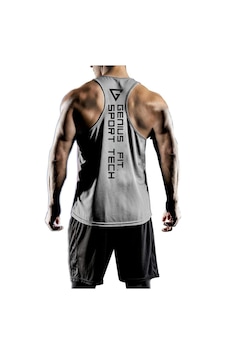 Genius Store Erkek Dry Fit Y-back Gym Fitness Sporcu Atleti Genıus-fıt Gri Genius Store Erkek Dry Fit Y-back Gym Fitness Sporcu Atleti Genıus-fıt Gri