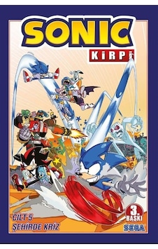 Kirpi Sonic Cilt 5 - Şehirde Kriz / Ian Flynn Kirpi Sonic Cilt 5 - Şehirde Kriz / Ian Flynn