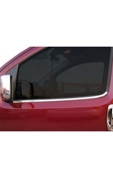 Peugeot Bipper Cam Çıtası 2 Prç  Krom 2008 ve Sonrası
