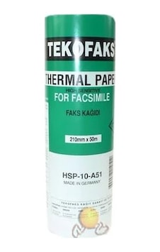 Tekofaks Hsp-A51 210X50 Termal Faks Kağıt