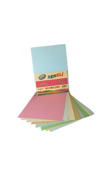 Bigibu Lüx Hamurundan Boyalı Renkli 50'li Fotokopi Kağıdı/fon Kartonu/baskı Kağıdı 160 Gr. 50 Adet 129914531001