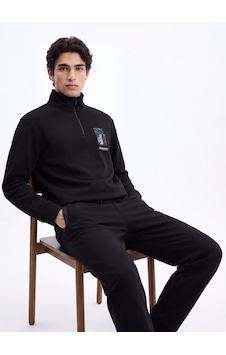 Discovery Expedition D6wm-swt3802 Siyah Erkek Fermuarlı Rahat Kalıp Sweatshirt Discovery Expedition D6wm-swt3802 Siyah Erkek Fermuarlı Rahat Kalıp Sweatshirt