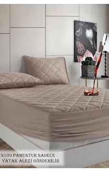 Kahverengi Kapitone Sıvı Geçirmez Yatak Koruyucu 160x200 Cm Açık Indigo Kahverengi Kapitone Sıvı Geçirmez Yatak Koruyucu 160x200 Cm Açık Indigo