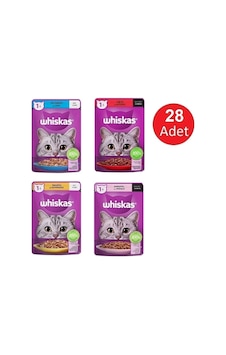Sığır - Tavuk - Somon - Ton Balıklı Karışık Yaş Kedi Maması 28 Adet 85 Gr. Sığır - Tavuk - Somon - Ton Balıklı Karışık Yaş Kedi Maması 28 Adet 85 Gr.