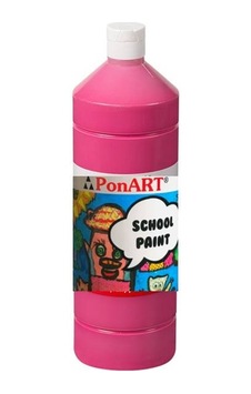 Ponart School Paint Tempera Boya 1000 Ml. Psp-2238 Sıklamen Siklamen