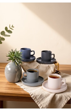 Keramika River Stackable Çay Takımı 8 Parça 4 Kişilik 324-399-627-950 Çok Renkli Keramika River Stackable Çay Takımı 8 Parça 4 Kişilik 324-399-627-950 Çok Renkli