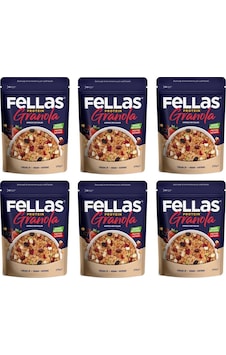 Fellas Vegan Protein Granola Kırmızı Meyveler 270 Gr X 6 Adet Fellas Vegan Protein Granola Kırmızı Meyveler 270 Gr X 6 Adet