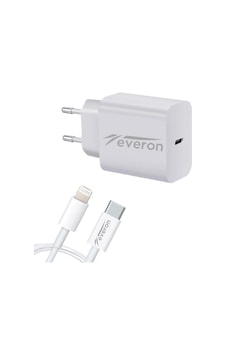 Everon EVR-013-I 20W Type-C to Lightning Şarj Aleti Everon EVR-013-I 20W Type-C to Lightning Şarj Aleti