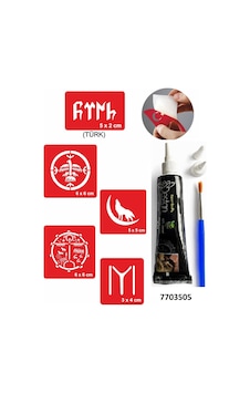 Hint Kınası Ve Şablonla Geçici Dövme Yapma Seti Set 21 Hint Kınası Ve Şablonla Geçici Dövme Yapma Seti Set 21