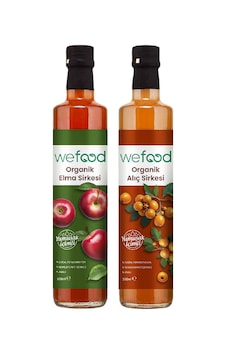 Organik Alıç Sirkesi 500 Ml + Organik Elma Sirkesi 500 Ml Organik Alıç Sirkesi 500 Ml + Organik Elma Sirkesi 500 Ml